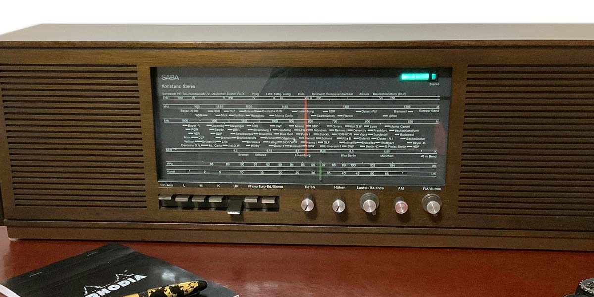 Restoration of the SABA Konstanz Stereo KN E Vintage AM/SW/FM Stereo Tabletop Receiver