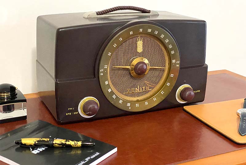 Antique Vintage Brown Bakelite Replacement Radio Equipment 1 Knob Volume  Power Turn on / off Knob 