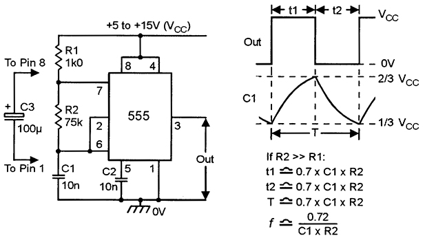 555' Astable Circuits | Volts Magazine